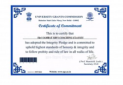 University Grants Commission Certificate