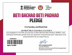 BETI BACHAO BETI PADHAO PLEDGE CERTIFICATE