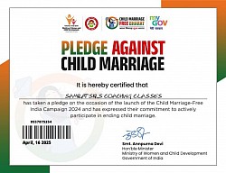 Against Child Marriage CERTIFICATE