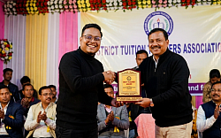 Recieved BEST TEACHER AWARD 2024 BY DHUBRI DISTRICT TUITION TEACHERS ASSOCIATION